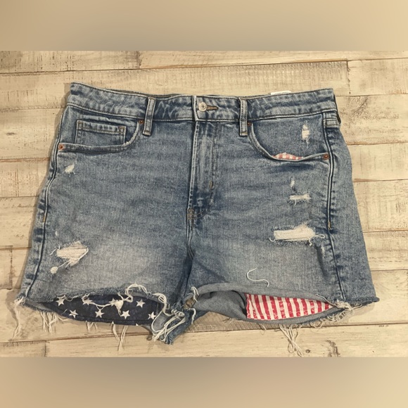 Old Navy Pants - Patriotic Blue Jean Shorts- Old Navy O.G. Short